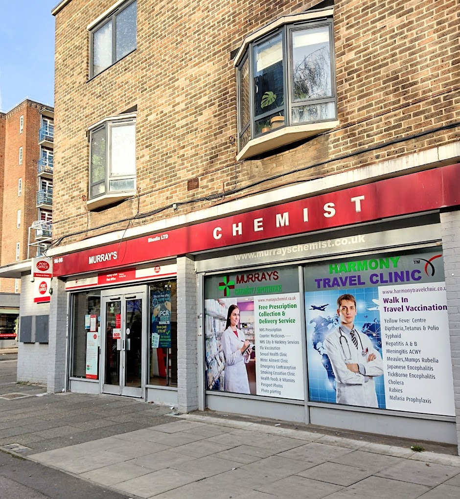 Murrays Chemist, home of Shoreditch Travel Clinic